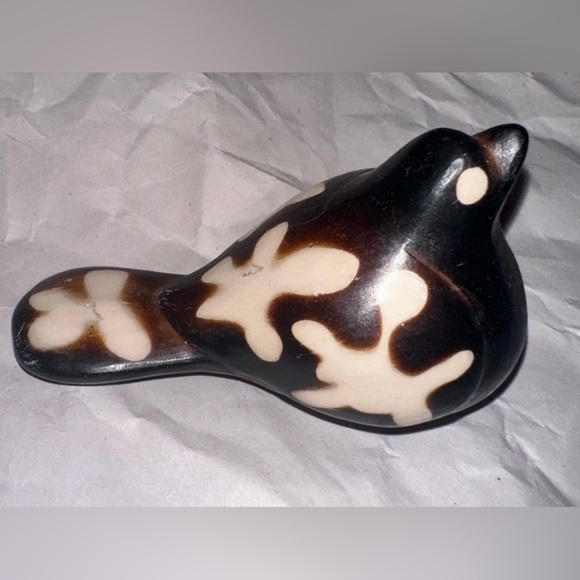 Chulucanas Peru Peruvian Pottery Signed Rolando Paz Bird Figurine - Picture 6 of 13